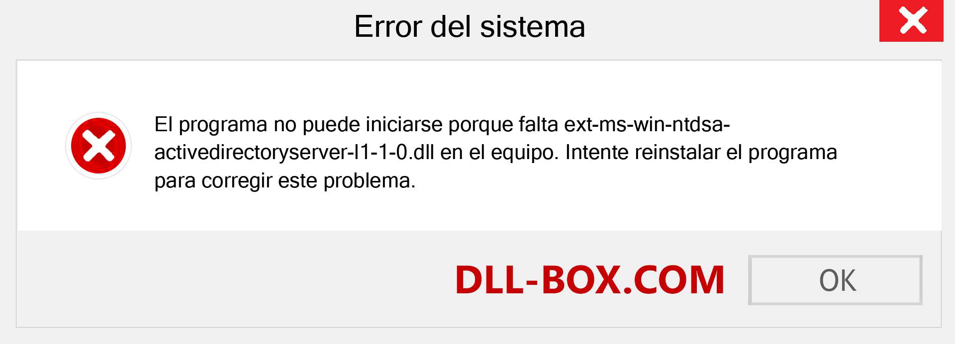 ¿Falta el archivo ext-ms-win-ntdsa-activedirectoryserver-l1-1-0.dll ?. Descargar para Windows 7, 8, 10 - Corregir ext-ms-win-ntdsa-activedirectoryserver-l1-1-0 dll Missing Error en Windows, fotos, imágenes